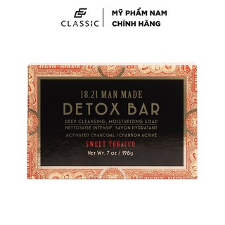 Xà Phòng 18.21 Man Made Detox Bar Soap 198g