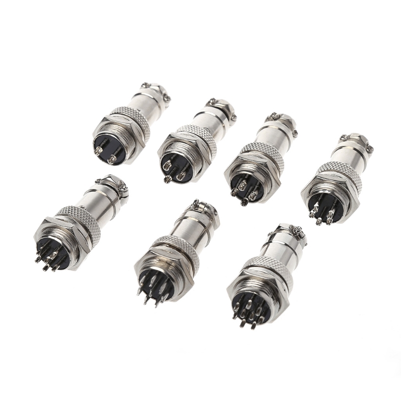 Đầu Nối Dây Điện 16mm 2 / 3 / 4 / 5 / 6 / 8 / 9 Pin Gx16