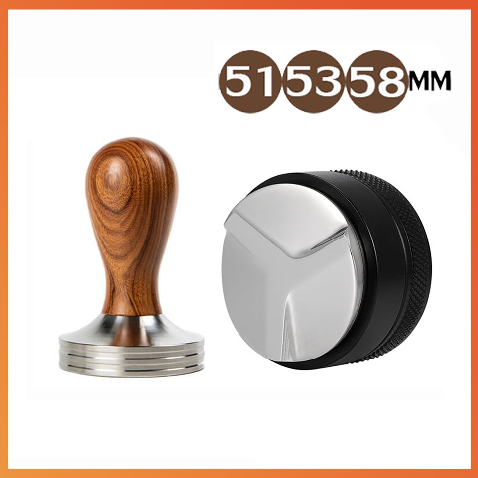 Combo Tamper và OCD size 51, 53 và 58mm | Dụng cụ nén và dàn đều cà phê