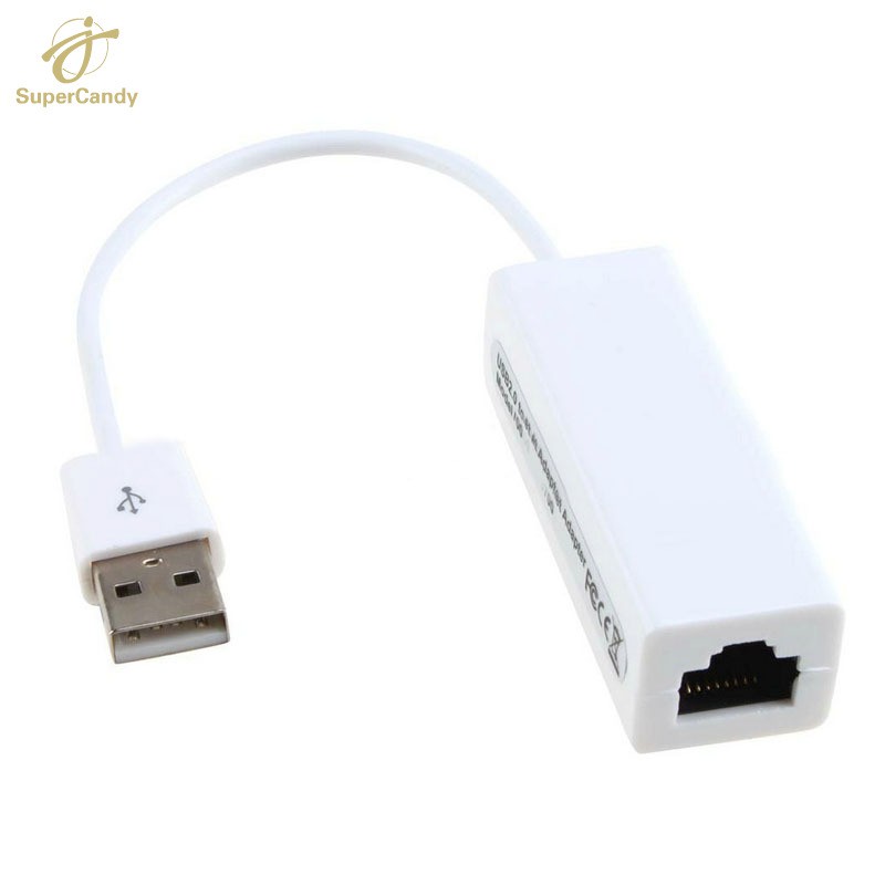 Đầu Chuyển Đổi Usb 2.0 Sang Rj45 Ethernet Lan 10 / 100mbps Cho Win 7 / 8 / 10