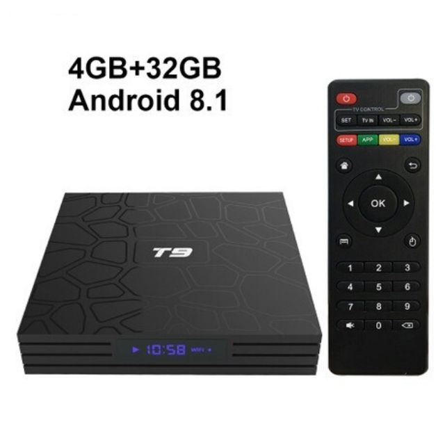 TV Box T9 Ram 4GB Rom 32GB RK3328 Android 8.1