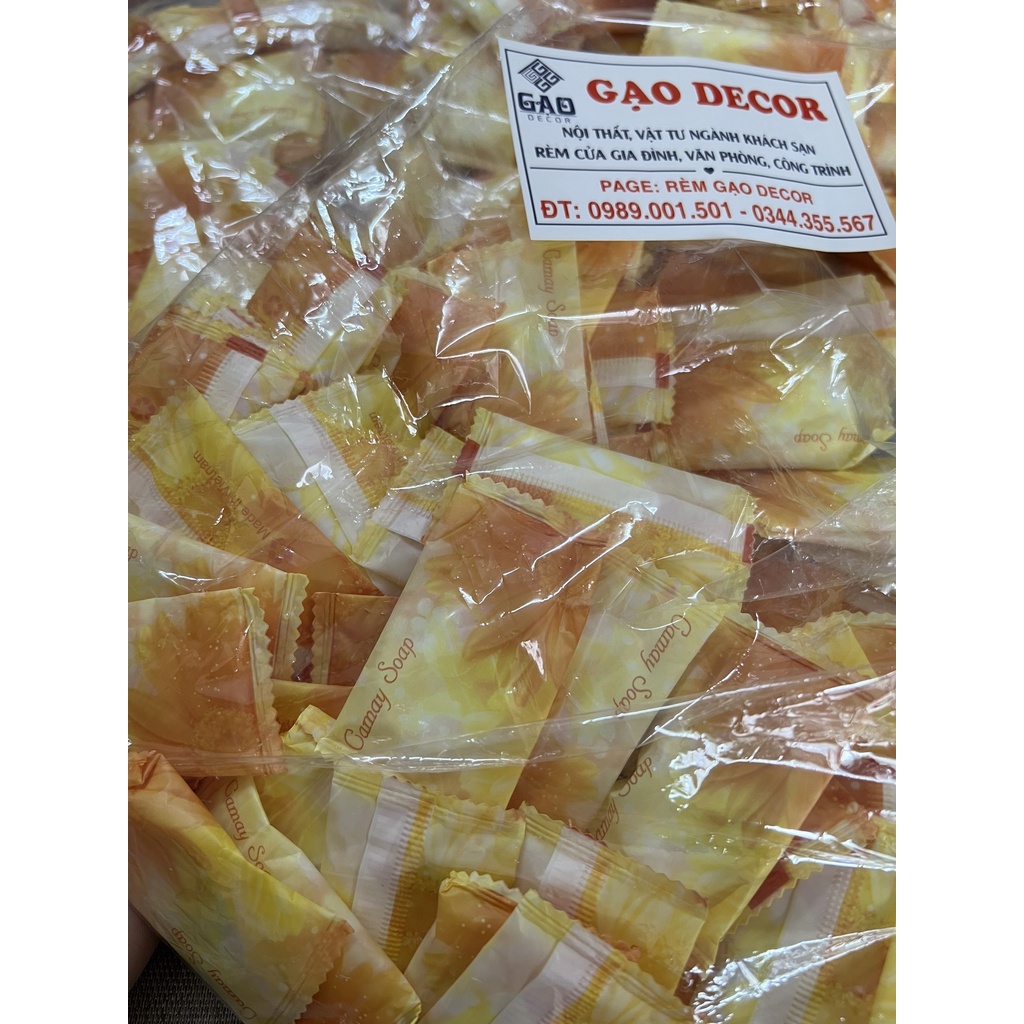 Xà bông  cho nhà nghỉ khách sạn, túi 100 cái