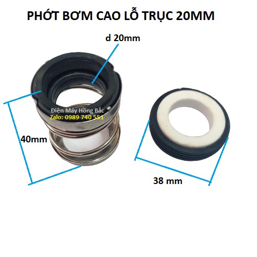 Phớt bơm nước cao 20mm