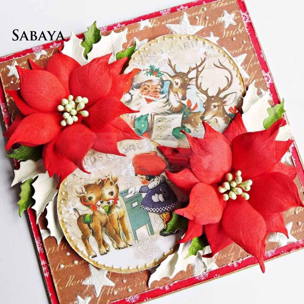 Khuôn Cắt Giấy Bằng Kim Loại Làm Hoa Trạng Nguyên Trang Trí Scrapbook DIY