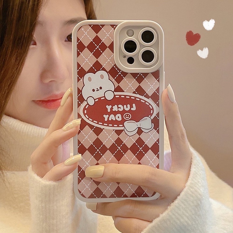 Ốp Điện Thoại Caro Thỏ - CAS2223