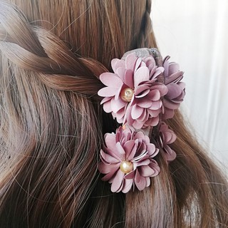 [Xả hàng] Kẹp chéo bông 2 mặt.kẹp lớn Handmade [ẢNH THẬT]