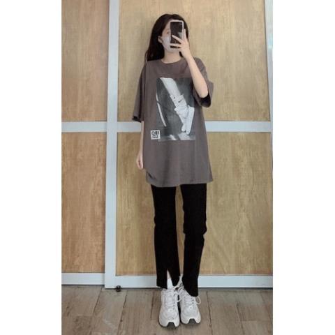 [GIÁ HUỶ DIỆT] Áo Thun Tay Lỡ Hình Đôi Giày- Áo Phông Unisex Nam Nữ Freesize Ulzzang Hottrend