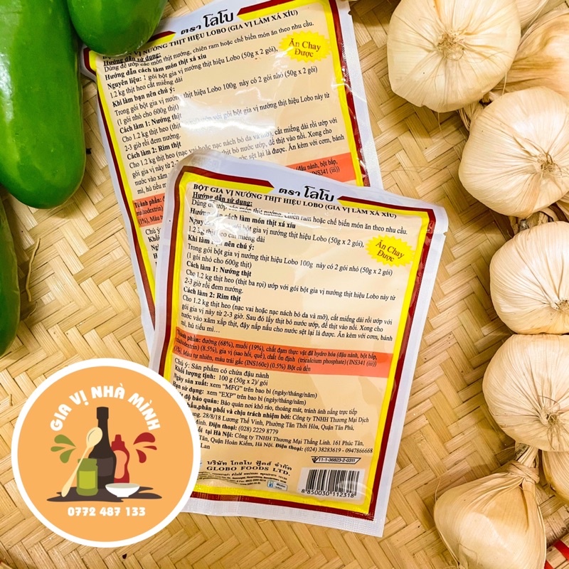 BỘT XÁ XÍU THÁI LAN LOBO -100GR