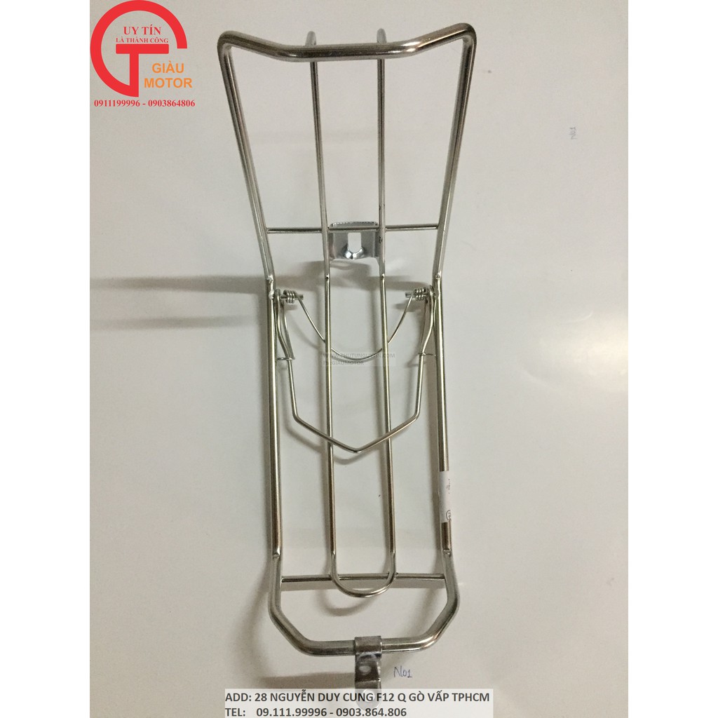 BA GA GIỮA INOX 10 LY XE NOUVO 1