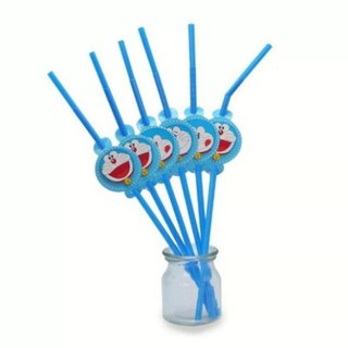 Ống hút sinh nhật 6 cái (nhiều chủ đề lựa chọn)