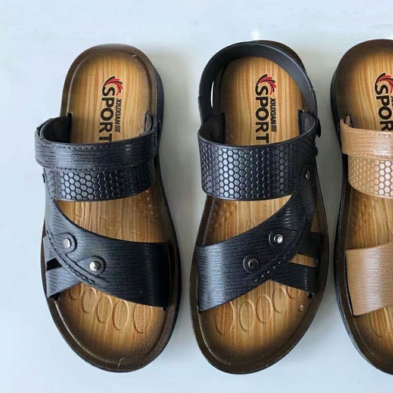 Dép lê giả da siêu bền cho nam