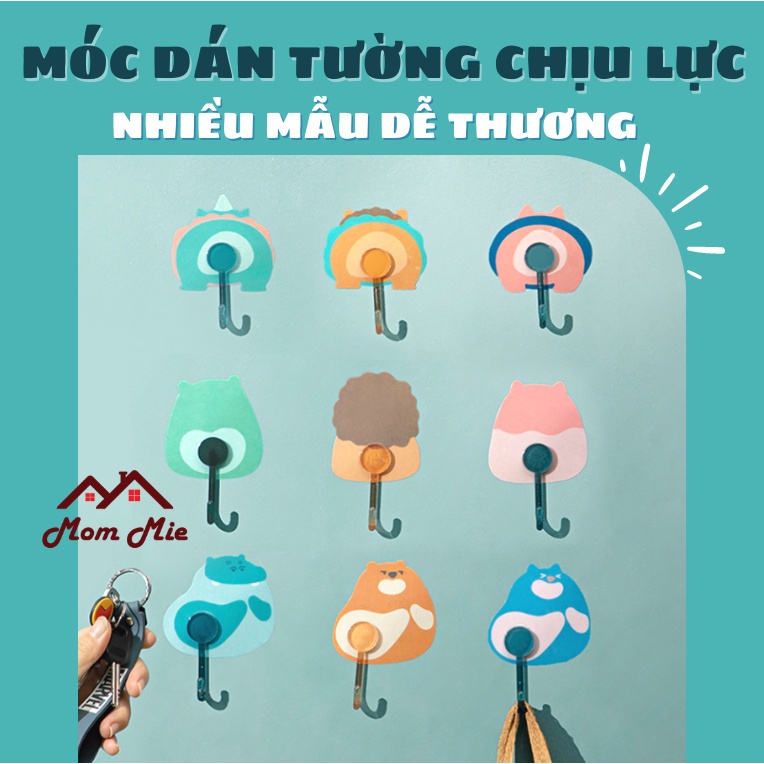 Móc dán tường chịu lực đa năng, nhiều mẫu dễ thương - J169