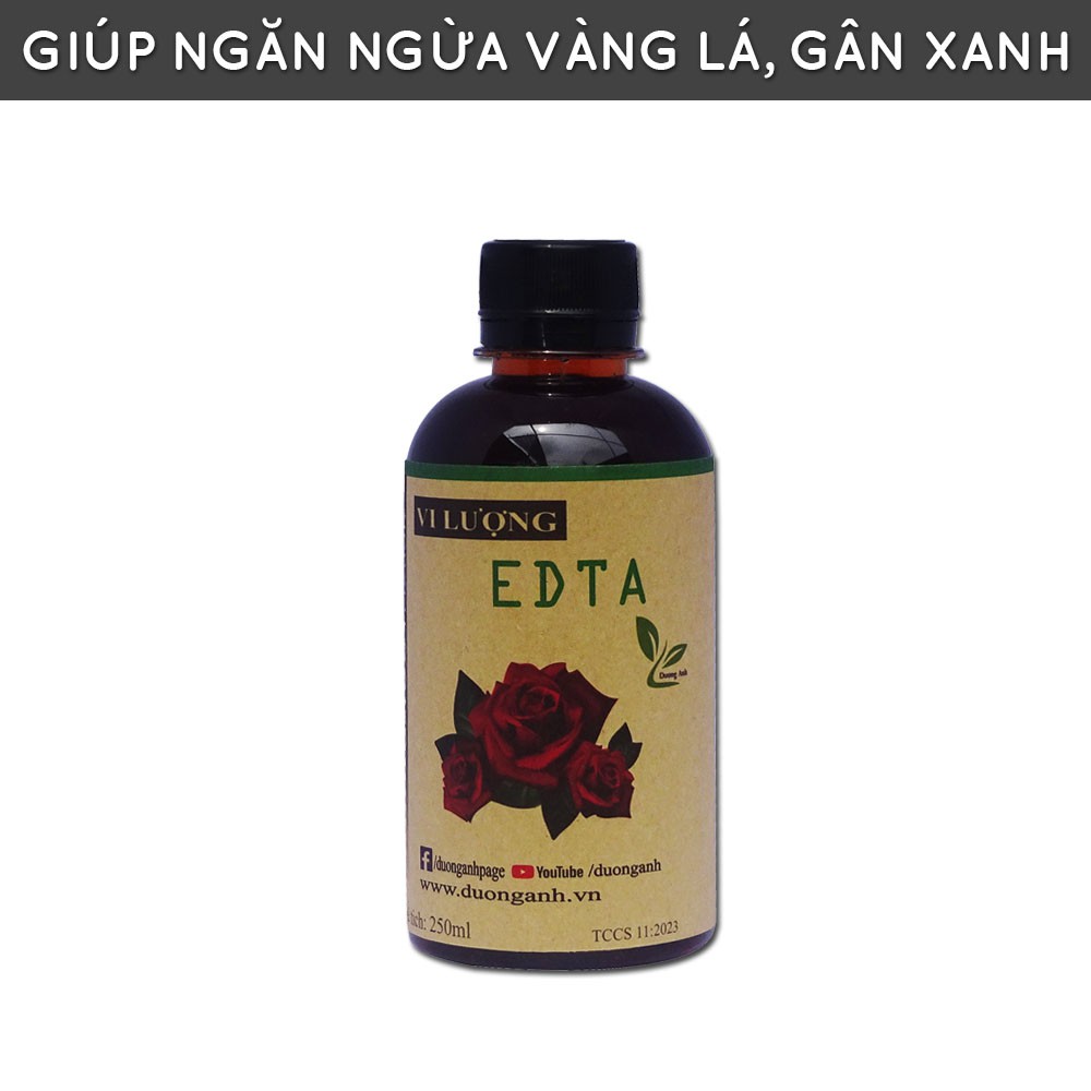 Phân bón vi lượng DOCNEEM trị vàng lá gân xanh, cho hoa hồng, hoa lan, cây cảnh trong nhà và ngoài trời, chai 250ml