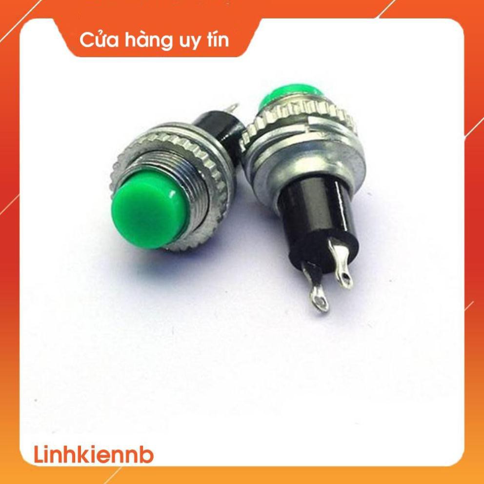Nút Nhấn Đề 10MM Núm Xanh