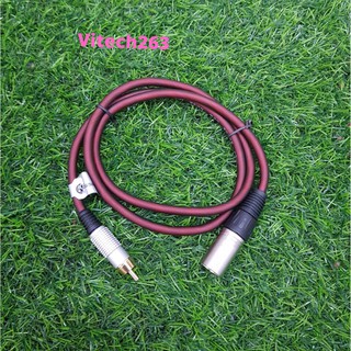 Dây Cáp Đầu Canon Đực Ra Đầu AV Dài 1m, Giá Rẻ, Chất Lượng