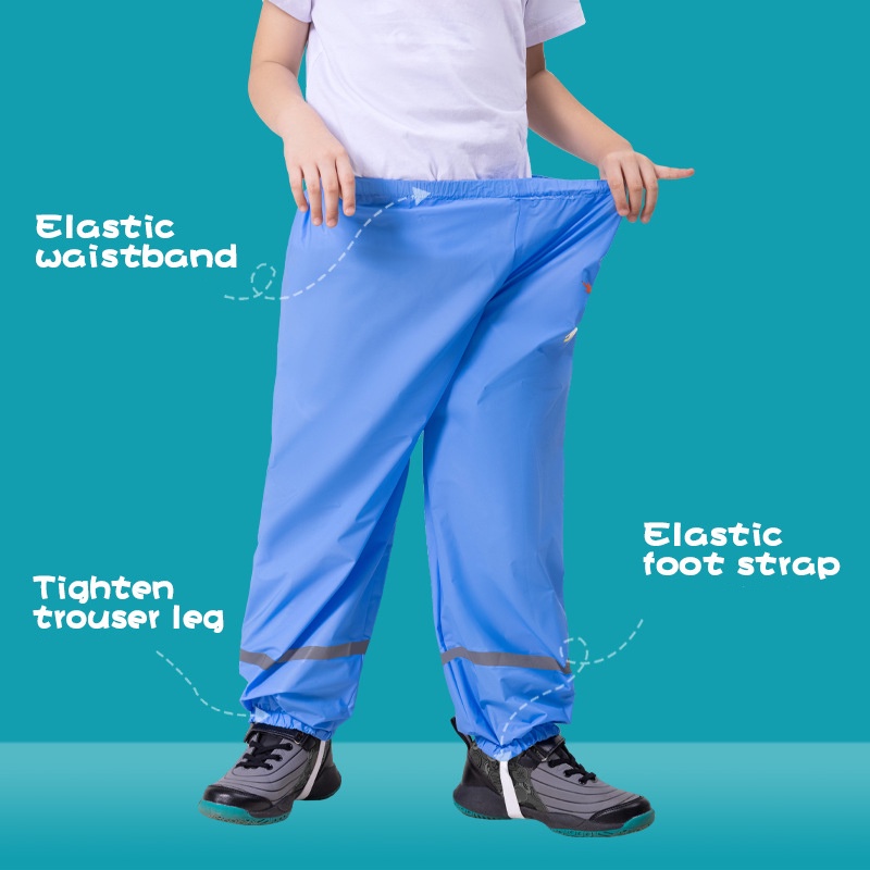 Bộ Áo Liền Quần Đi Mưa Chống Thấm Nước In Hoạt Hình Dễ Thương Cho Bé Akku