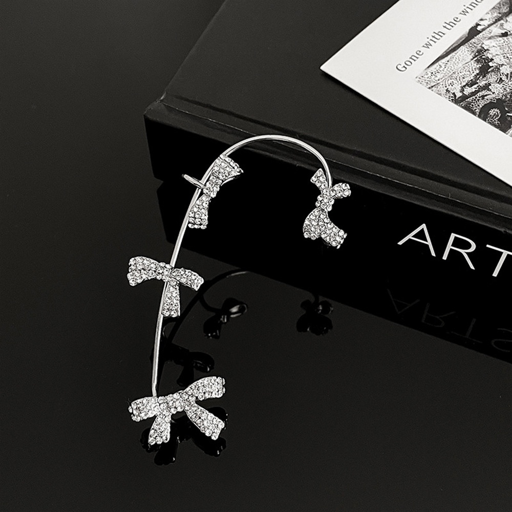 1 Bông Tai Hình Nơ Không Xỏ Lỗ Thời Trang Ngọt Ngào Cho Nữ