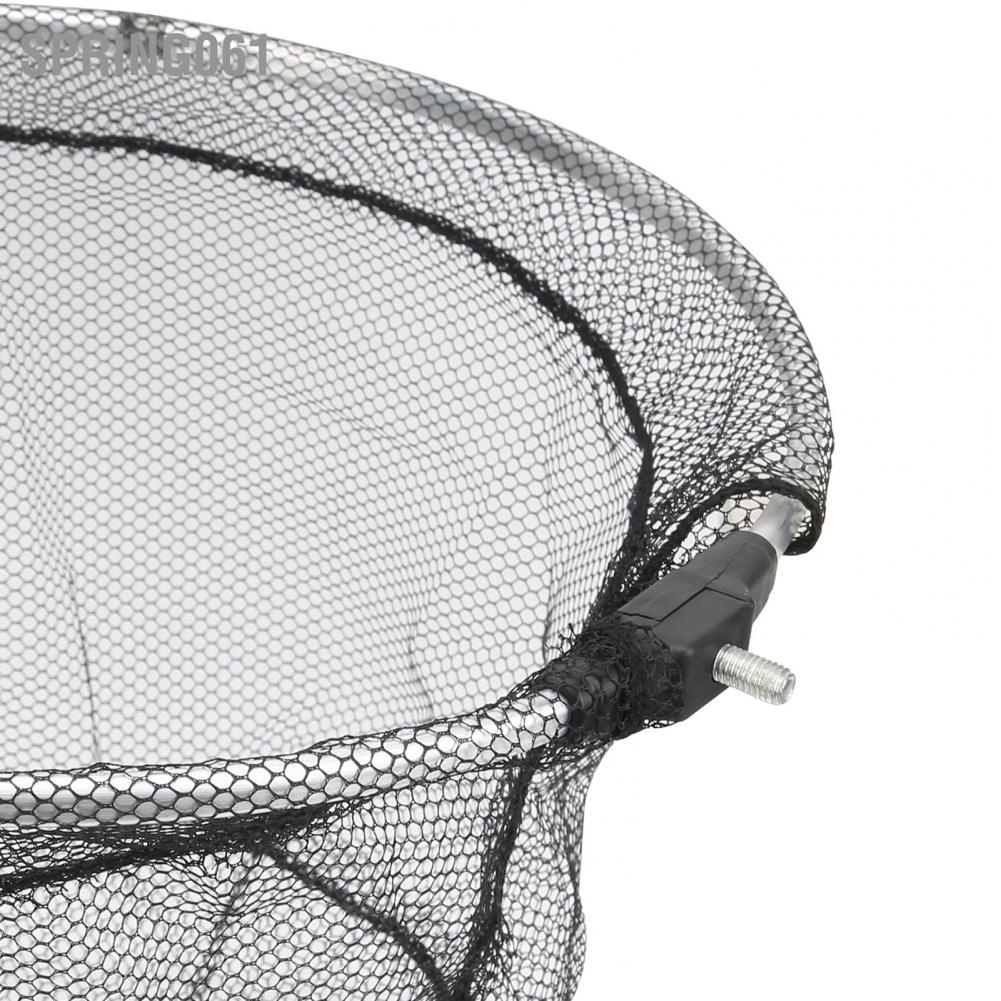 Spring061 Fishing Net Stainless Steel Foldable Lightweight Soft Catching Accessories for Birds Fish