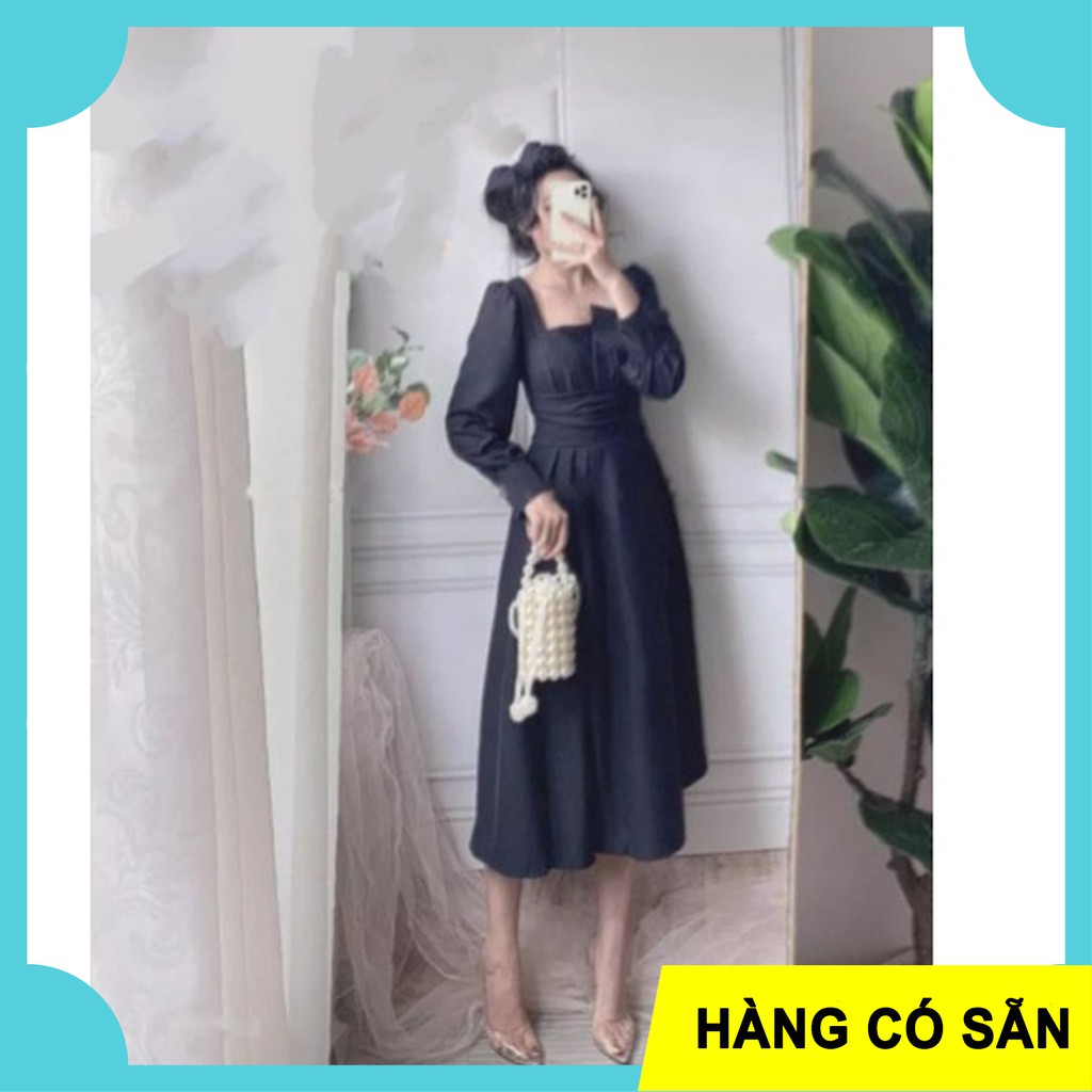 [BIGSIZE MOOHAN] ⚡️𝐌𝐈𝐄̂̃𝐍 𝐏𝐇𝐈́ 𝐒𝐇𝐈𝐏⚡️ĐẦM BIGSIZE TRẮNG CỔ VUÔNG XẾP LY TAY DÀI DÁNG XÒE, ĐẦM ĐÁM CƯỚI | BigBuy360 - bigbuy360.vn