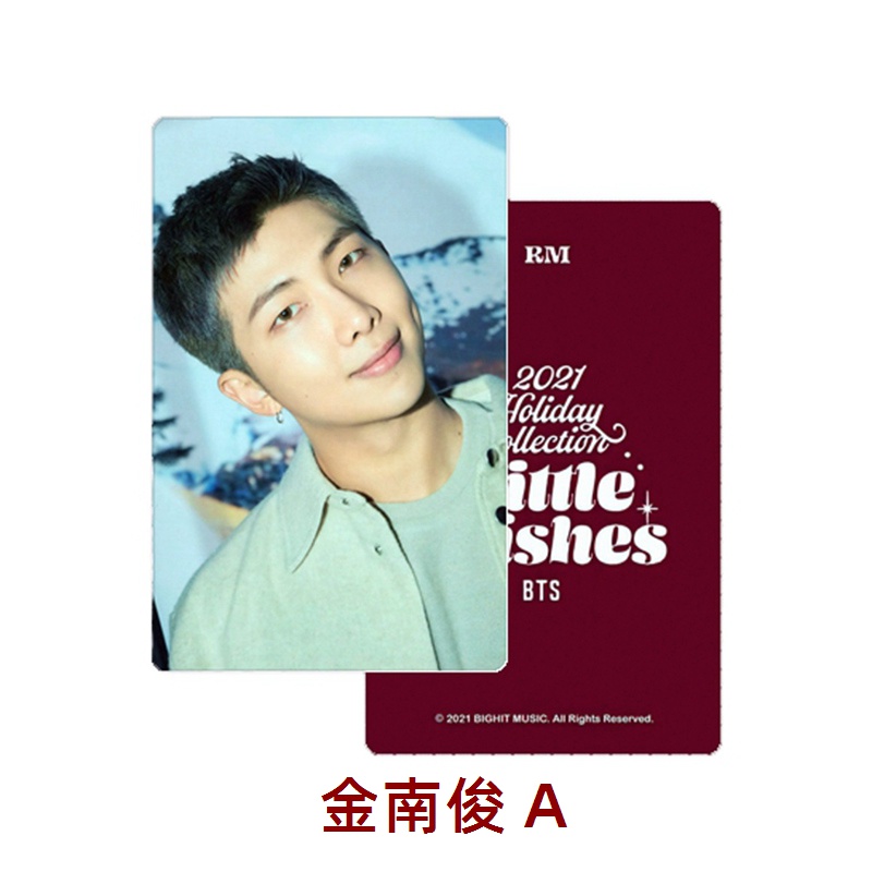Thẻ ảnh PVC trong suốt in hình nhóm nhạc Kpop BTS 2021