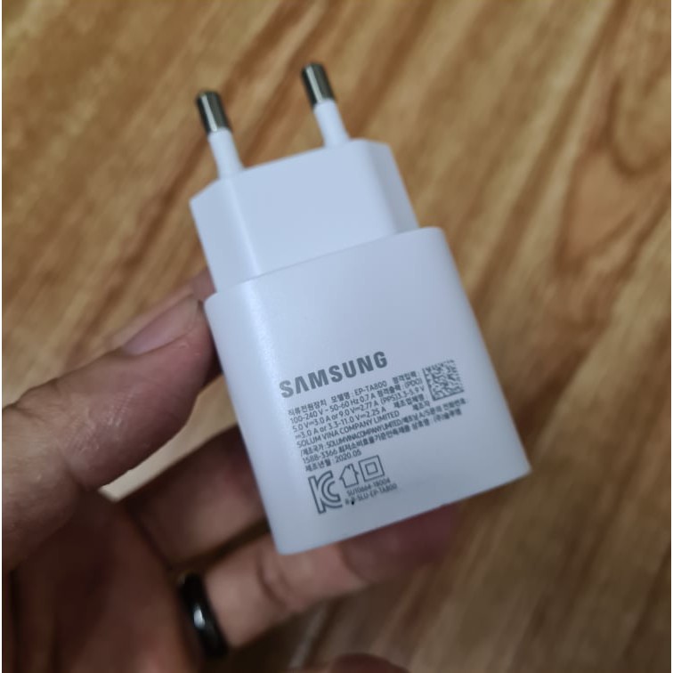 [QuickCharge3.0 + PowerDelivery] Củ sạc Samsung cổng Type-C chính hãng