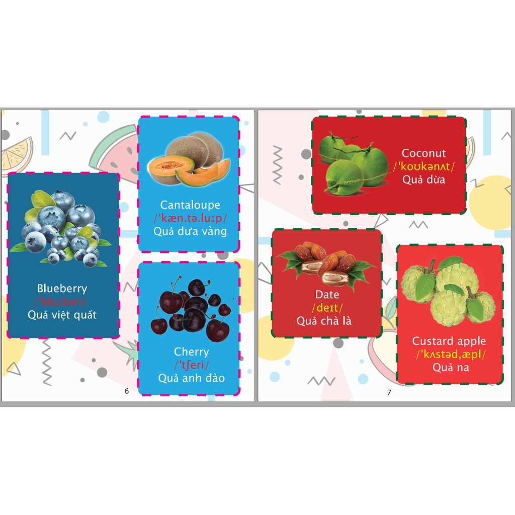Sách - My First Book Of Fruits And Vegetables - Bé Nhận Biết Đề Rau, Củ, Quả - Song Ngữ Anh - Việt