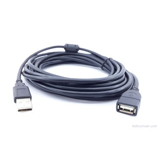 Cáp nối dài usb đen 5m