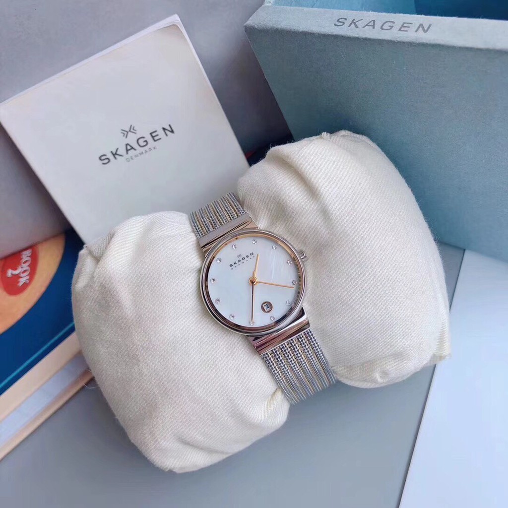 Đồng hồ Nữ Skagen 355SSGS 26mm Chính Hãng