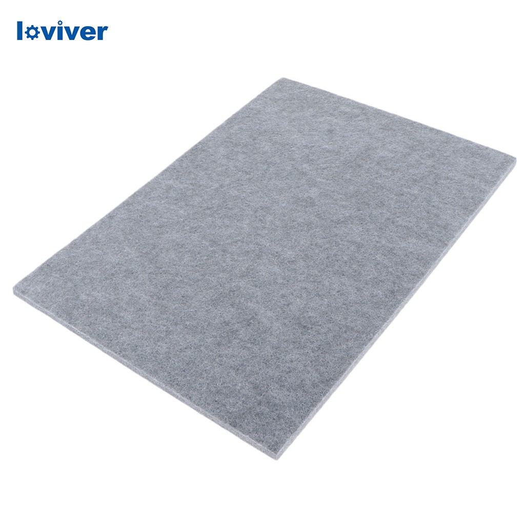 Giảm xóc âm thanh bằng sợi Polyester Loviver 100% - Bảng hấp thụ âm thanh - Xám