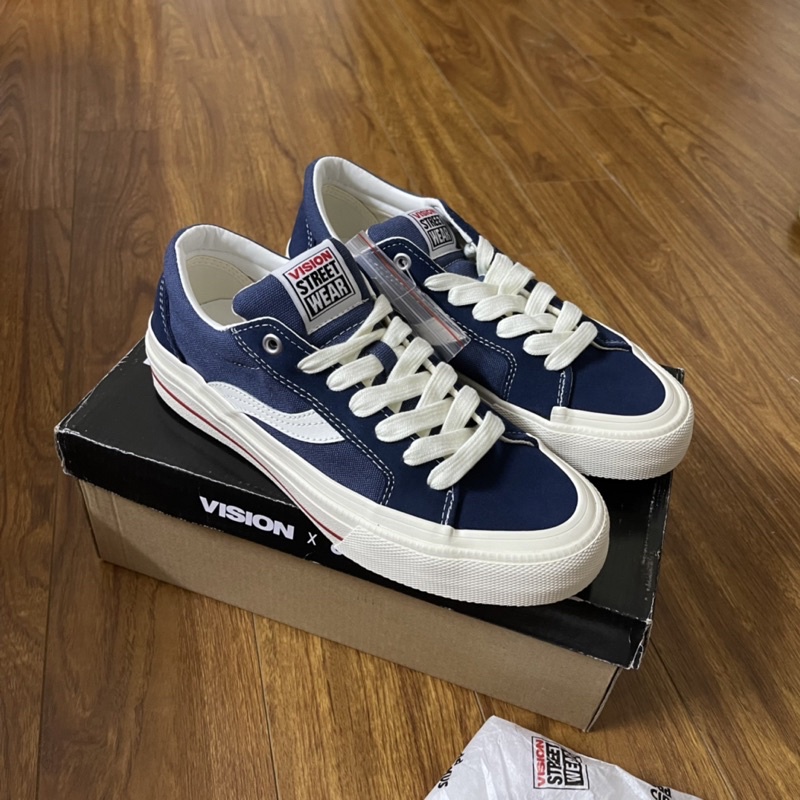 |CÓ SẴN| GIÀY SNEAKER VISION X ODD CIRKUS XANH THAN NAVY