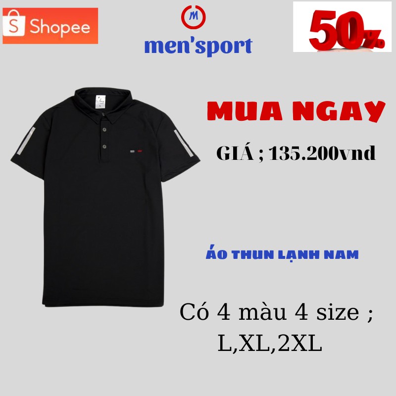 [HÀNG MỚI , CÓ VIDEO] Áo Thun POLO nam Ngắn Tay chất thun lạnh ,co giãn 4 chiều CAO CẤP   Men'Sport  MA2106