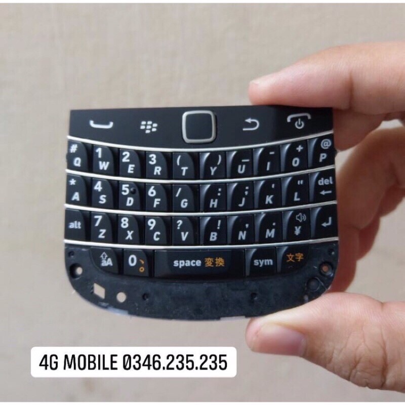 Phím blackberry 9900 đen