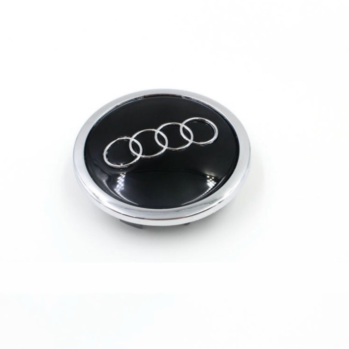 Sản Phẩm Biểu tượng Logo ốp mâm, vành bánh xe Audi/ đường kính 77mm (Đo kích thước trước khi đặt mua) ..