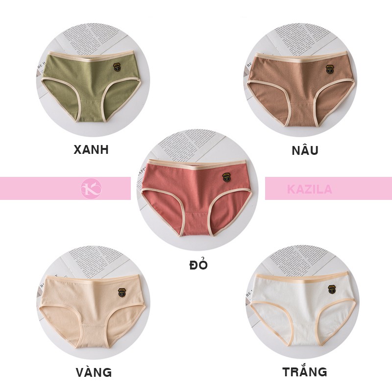 Quần lót nữ cotton cao cấp TWY xuất Nhật, quần chip nữ kháng khuẩn Kazila QLH3 | BigBuy360 - bigbuy360.vn