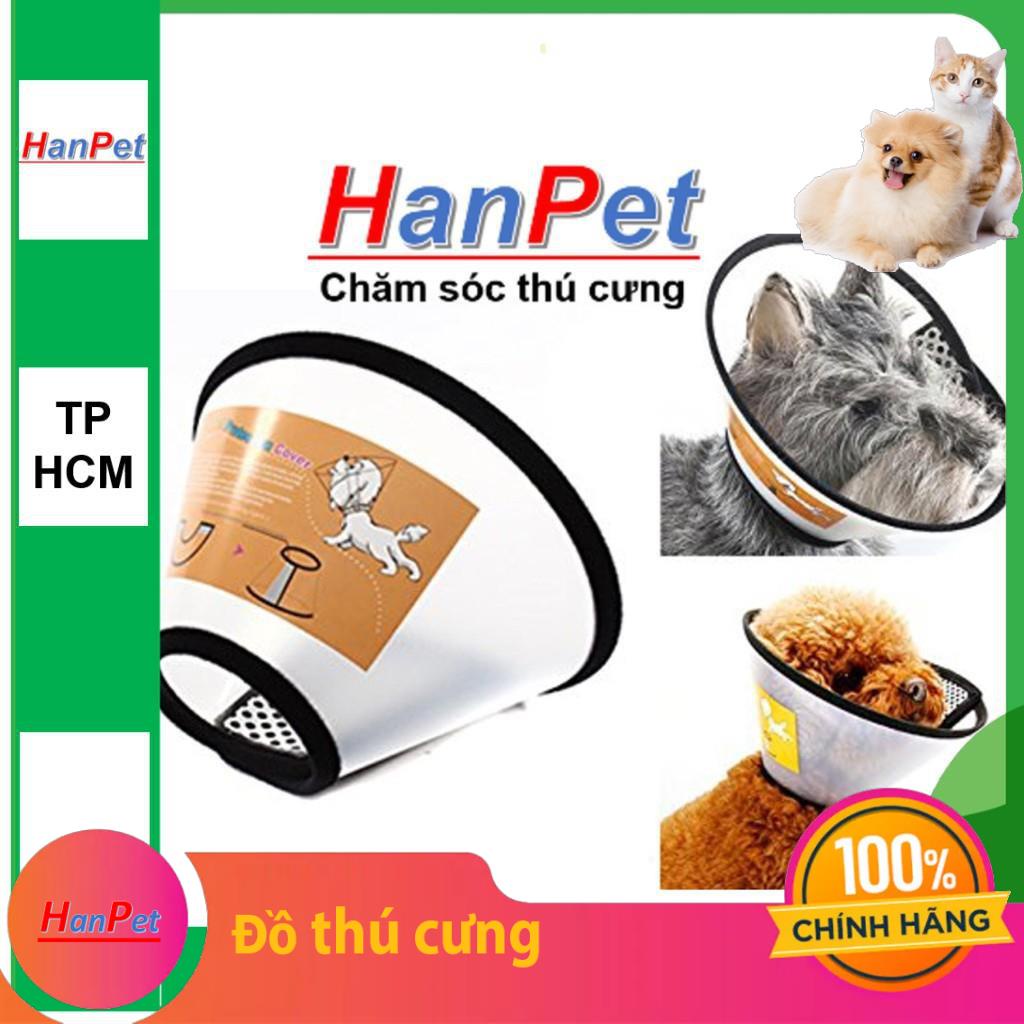Hanpet.GV- Vòng chống liếm cho chó mèo, Loa chống cắn chó mèo
