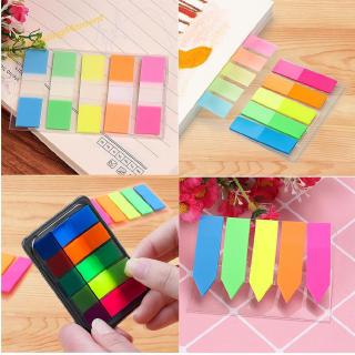 xt)  100pcs Paper Label Tag Index Memo Pad N Times Sticky Notes Bookmark Sticker