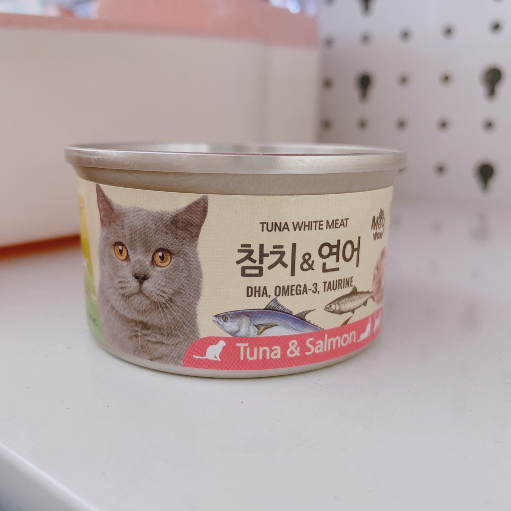 Pate mèo Meo wow từ thịt cá ngừ trắng, pate cá ngừ cho mèo Meowow