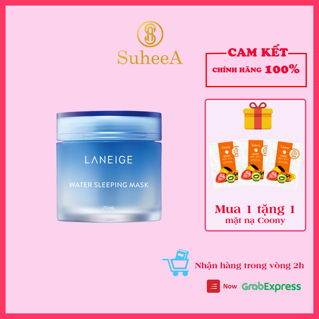 Mặt nạ ngủ dưỡng ẩm Laneige Water Sleeping Mask HÀN QUỐC 70ml cho da căng bóng mềm mịn