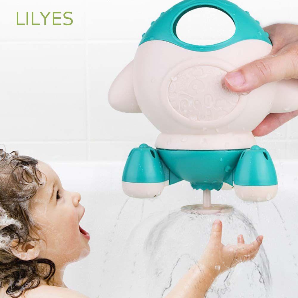 Đồ Chơi Phun Nước Hình Tên Lửa Nhiều Màu Sắc Dễ Thương Cho Trẻ Em
