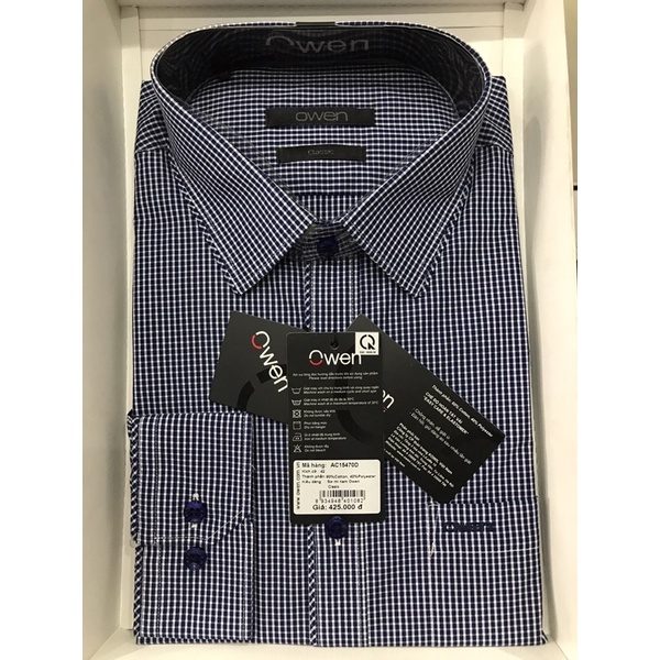 Sơ mi Owen dài tay sale 30% phom Classic