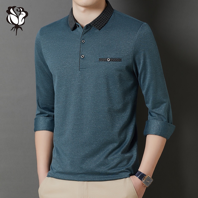 Áo thun polo tay dài cổ điển cao cấp cho nam | BigBuy360 - bigbuy360.vn