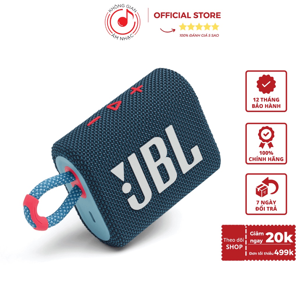 Loa Bluetooth Mini JBL Go 3 - Chính Hãng PGI