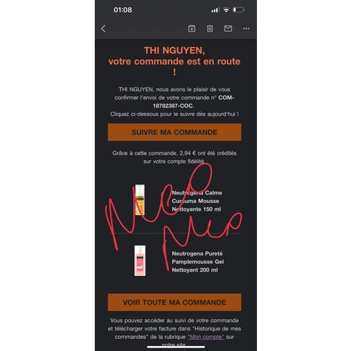 SRM NEUTROGENA BƯỞI HỒNG BẢN NỘI địa PHÁP