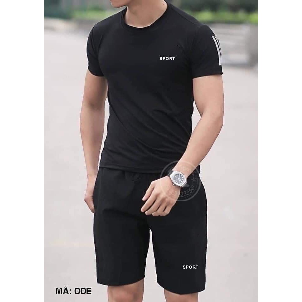 [Xả Kho MAMT2405] Bộ Thể Thao Nam Thun Lạnh co giãn 4 Chiều năng động