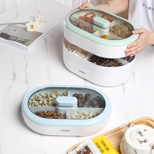 Khay Đựng Trái Cây Khô Bánh Kẹo Hạt Dưa Hấu Tiện Dụng Cho Phòng Khách
