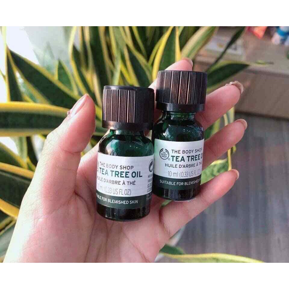 Tinh Dầu Tea Tree Oil The Body shop Tràm Trà Cho Da Mụn 10ML