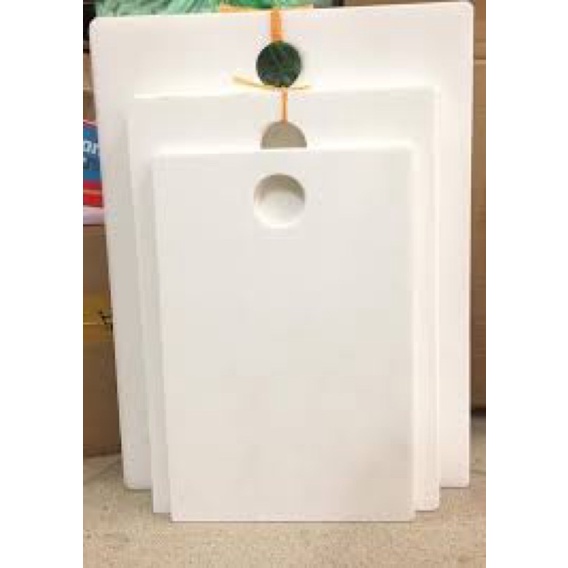 Palet nhựa hình chữ nhật- palet pha màu acrylic, sơn dầu, màu wat