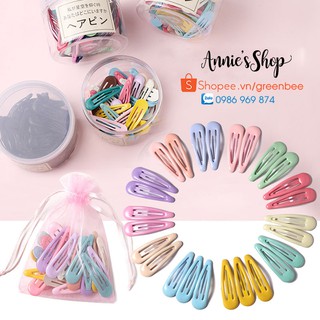 Set kẹp tóc màu Pastel Candy ngọt ngào