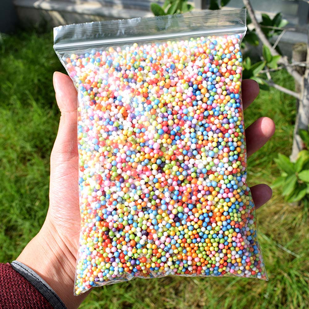 Túi hạt xốp nhiều màu sắc dùng làm đồ chơi Slime