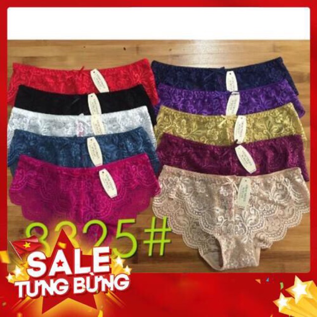 Combo 10 quần lót ren